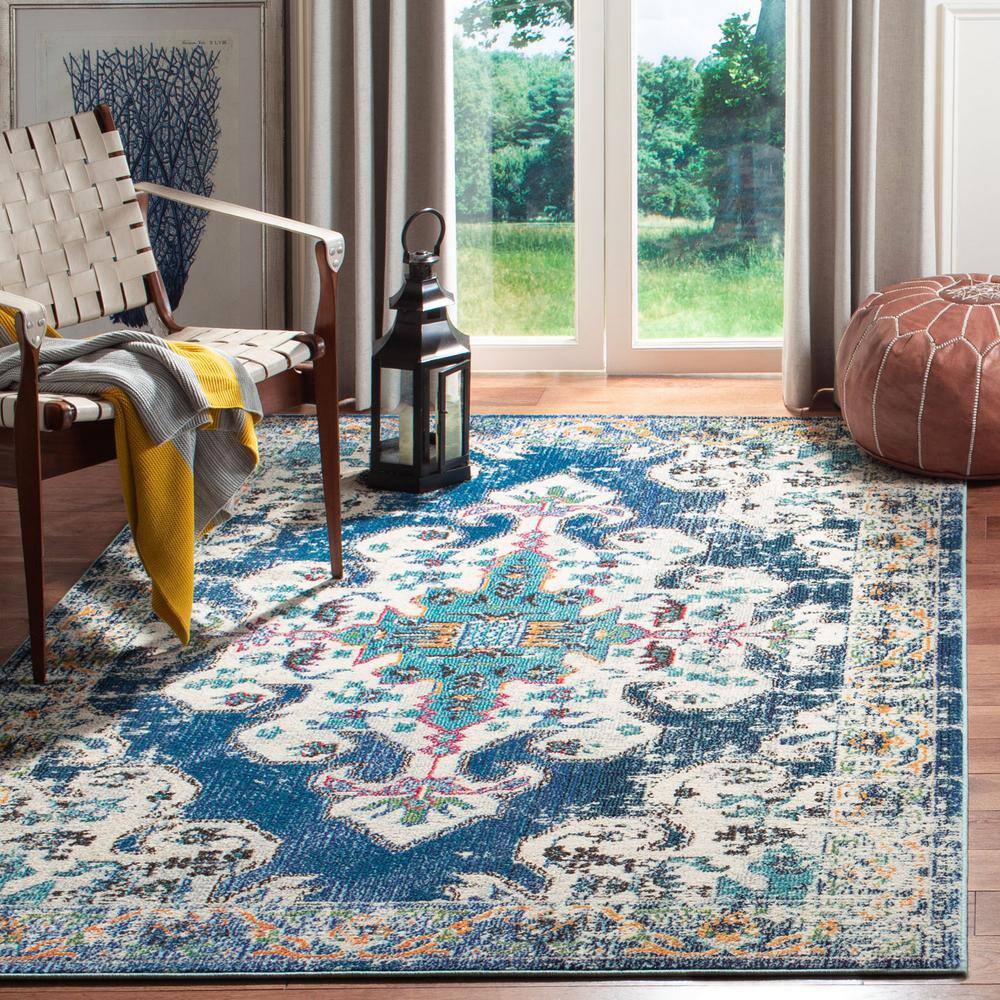 Metro-Mod Gray 9' x 12' Hand-Knotted Synthetic Area Rug