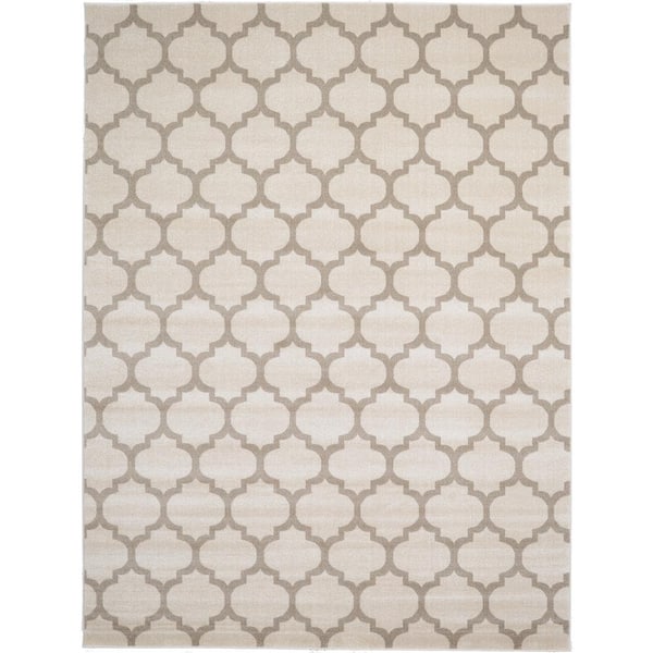 Trellis Philadelphia Beige/Light Brown 9' 0 x 12' 0 Area Rug