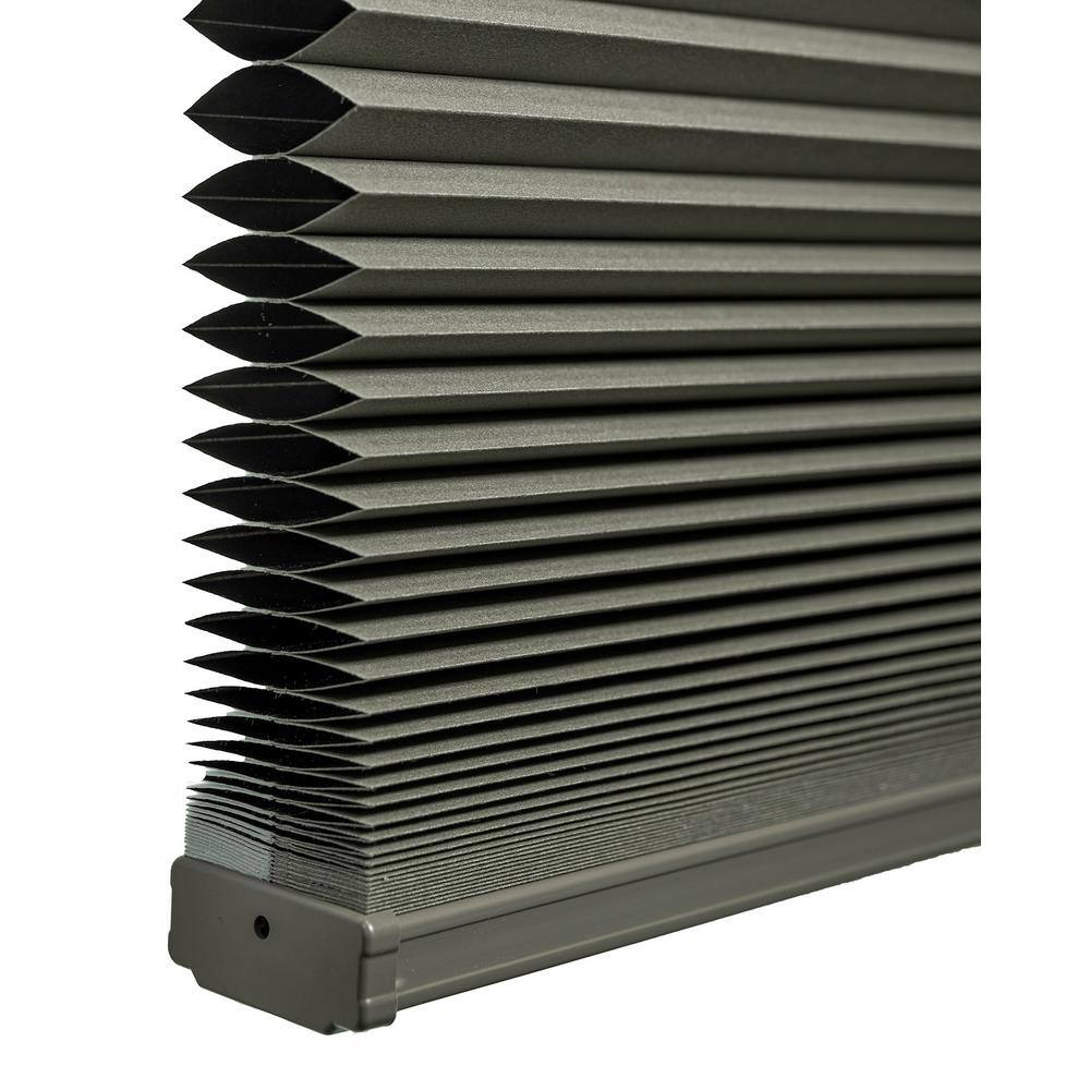 Gray Cordless Top Down Bottom Up Blackout Cellular Shade 69 in. W x 48 in. L