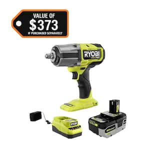 ONE+ 18V Brushless Cordless 4-Mode 1/2 in. High Torque Impact Wrench Kit with 4.0 Battery and Charger