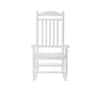 Hampton Bay Glossy White Wood Outdoor Rocking Chair IT-130828W - The ...