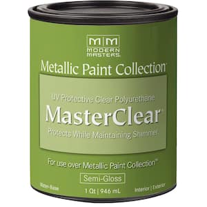 MasterClear 1 qt. Semi-Gloss Clear Water-Based Interior/Exterior Protective Topcoat
