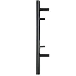 Amplia Dual 12-Bar Plug-In and Hardwire Towel Warmer in Matte Black with Wi-Fi Timer