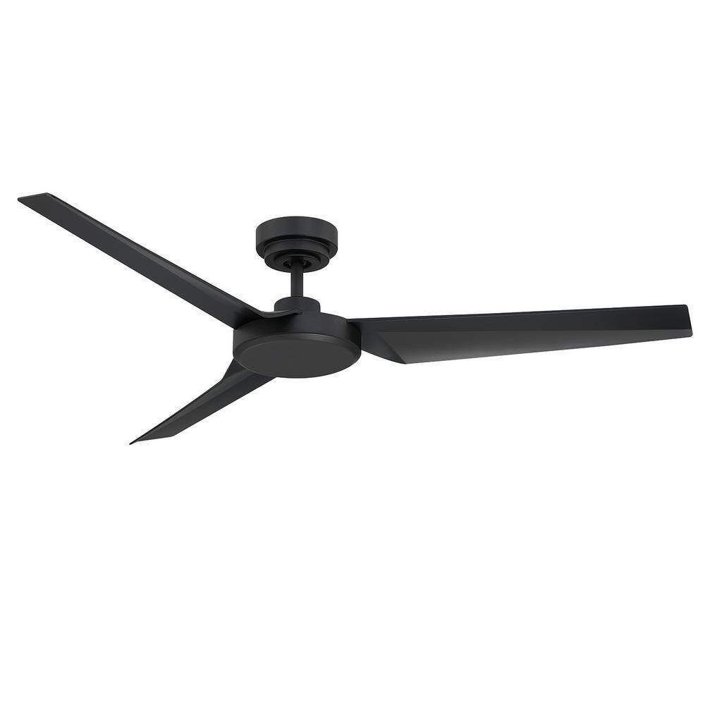 Kendal Lighting LEARIC 52 in. Ceiling Fan in Black AC30252BLK The Home Depot