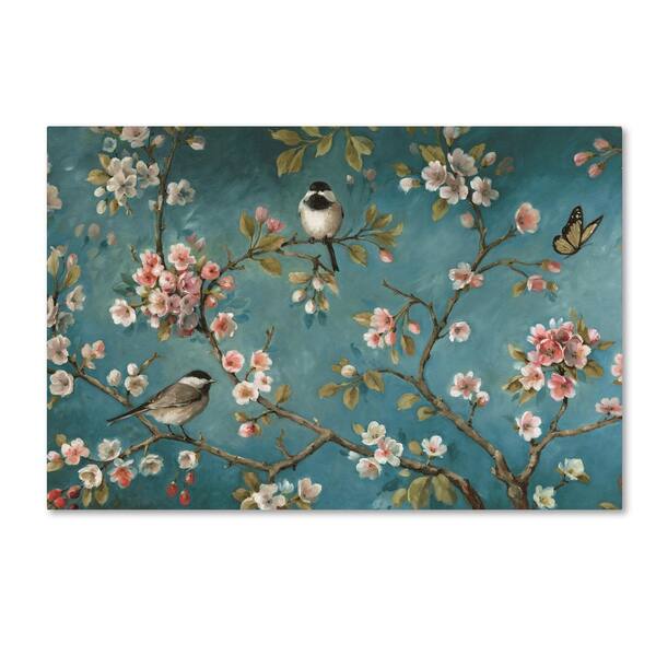 Trademark Fine Art 30 in. x 47 in. "Blossom I" by Lisa Audit Printed Canvas Wall Art