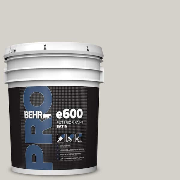 BEHR PRO 5 gal. Designer Collection #DC-014 Gray View Satin Exterior Paint
