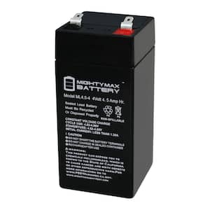 4-Volt 4.5 Ah Rechargeable Sealed Lead Acid (SLA) Battery