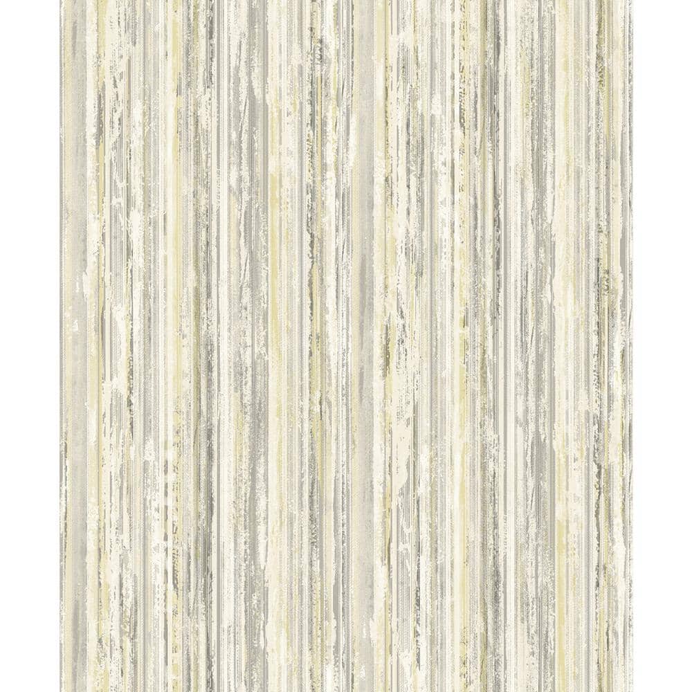 Savanna Taupe Stripe Paper Strippable Roll (Covers 57.8 sq. ft.)