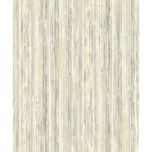 Savanna Taupe Stripe Taupe Wallpaper Sample