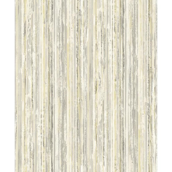 Advantage Savanna Taupe Stripe Taupe Wallpaper Sample