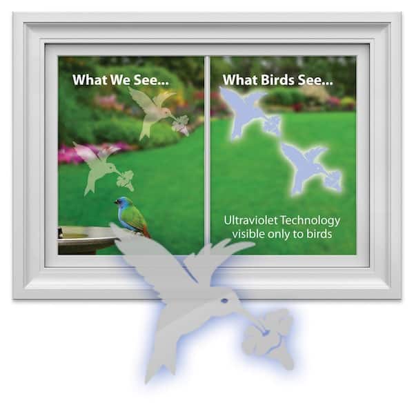 Make Em Move WindowAlert UV Hummingbird Decal (4-Pack) WA-003