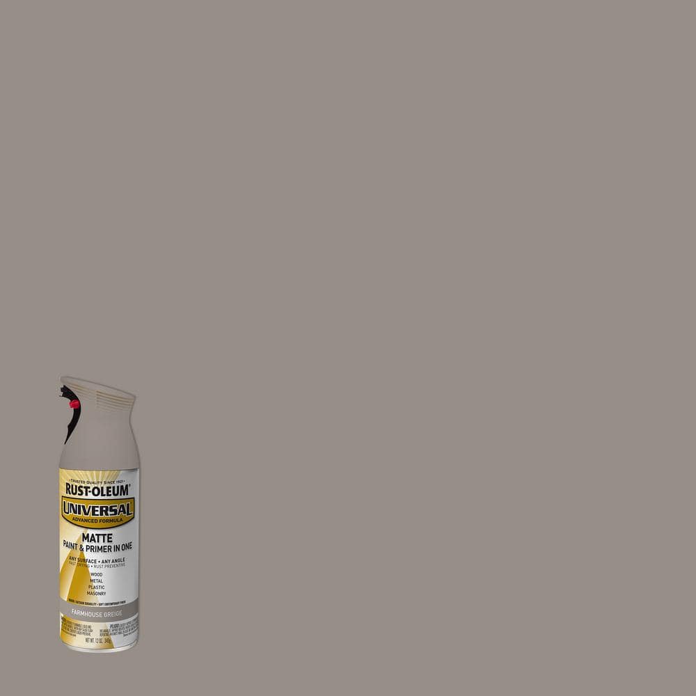 Rust-Oleum Universal 12 oz. All Surface Matte French Cream Spray Paint and Primer in One (6-pack)