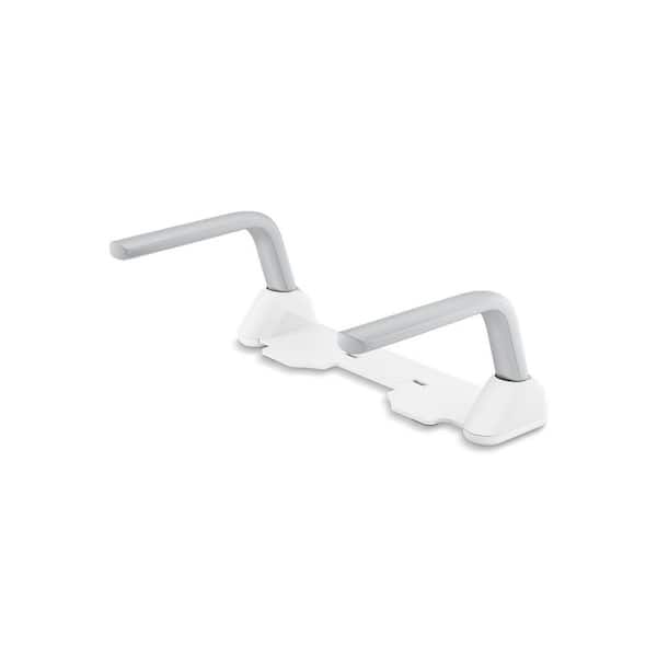 1-Piece Toilet Armrest in White