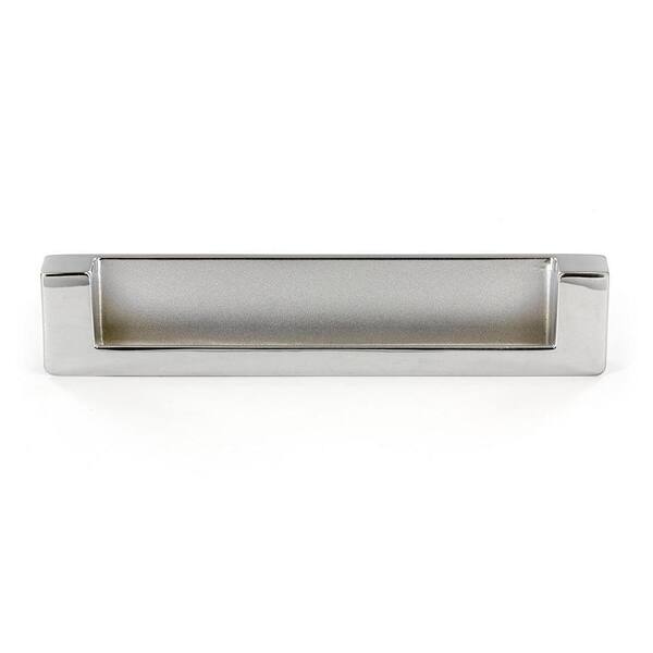 Richelieu 4-inch (102 mm) Stainless Steel Modern Cabinet Edge Pull