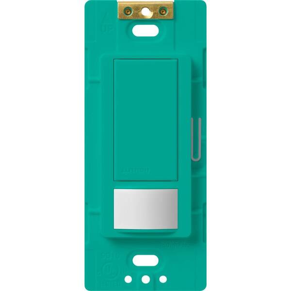 Lutron Maestro Motion Sensor switch, 5-Amp, Single-Pole or Multi-Location, Turquoise