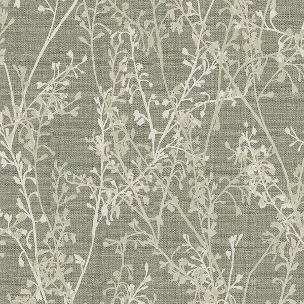 Breeze Sprig Blue Wallpaper