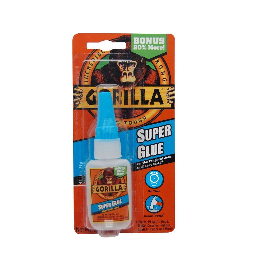 Gorilla 24 G Super Glue Bonus Bottle 65020 The Home Depot   Gorilla Super Glue 65020 64 1000 