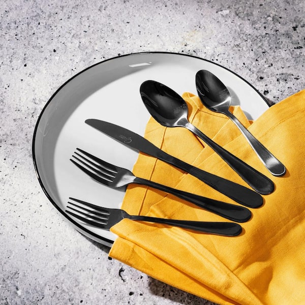 Jet Black Flatware Cutlery Set- Top Reviews