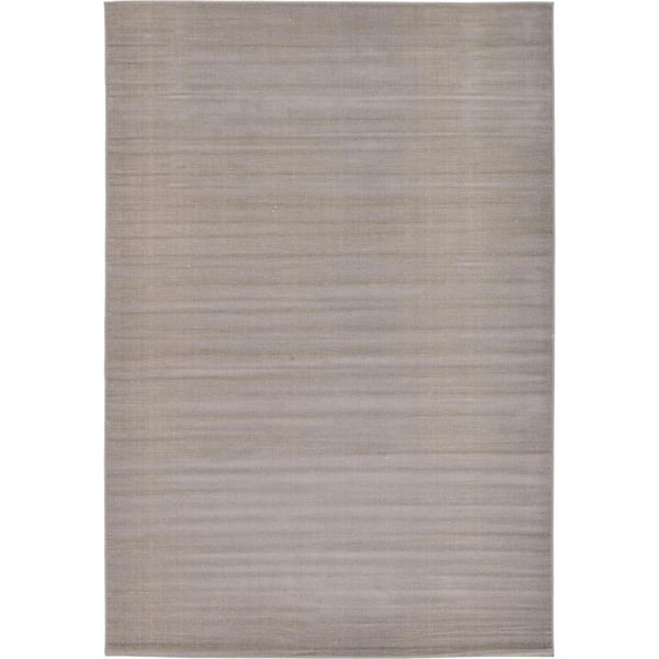 Unique Loom Williamsburg Solid Gray 6' 0 x 9' 0 Area Rug
