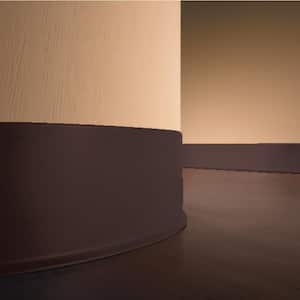 Vinyl Brown 4 in. x .080 in. x 120 ft. Wall Cove Base Coil
