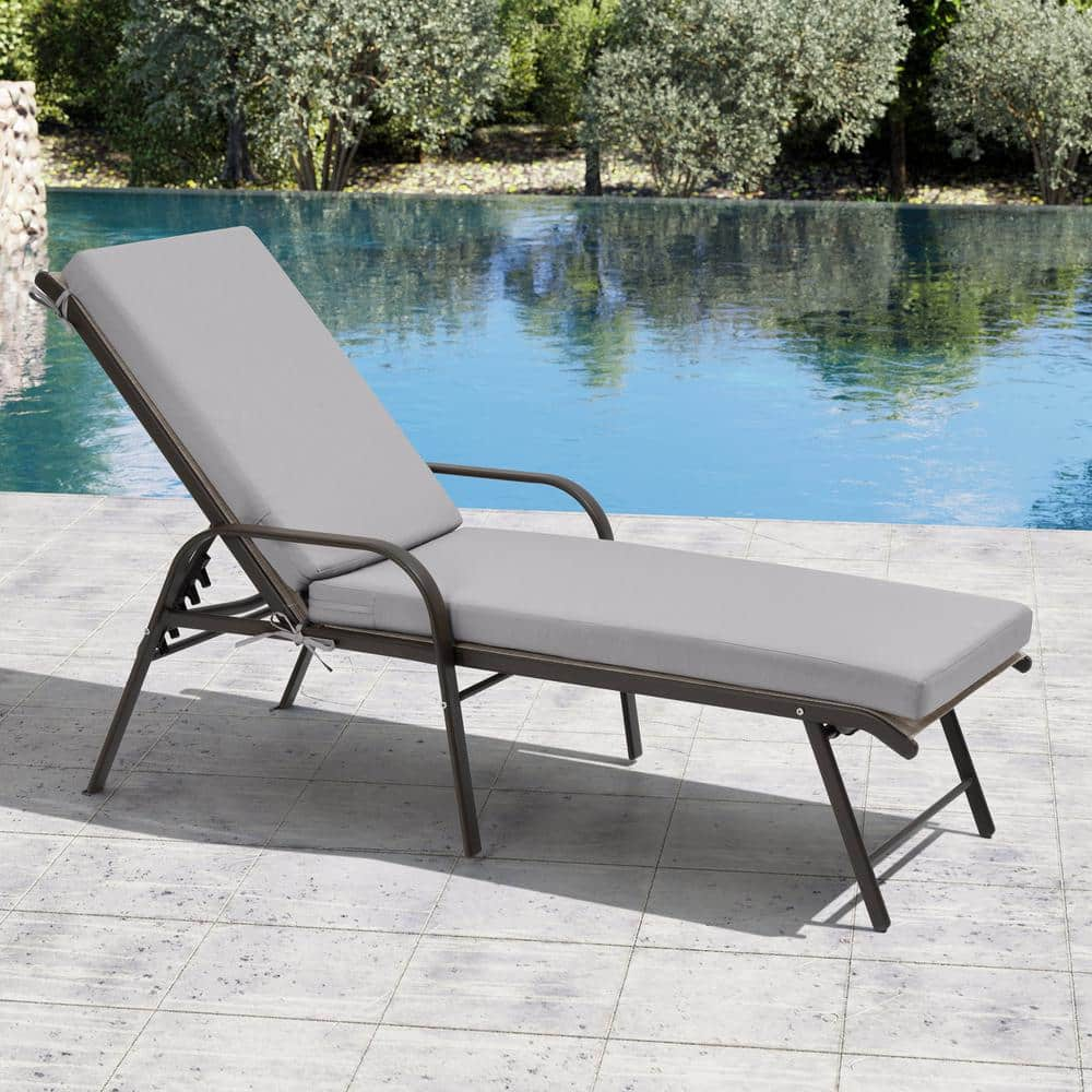 Crestlive Products Outdoor Lounge Chair Leisure Polyester Chair Cushion ...