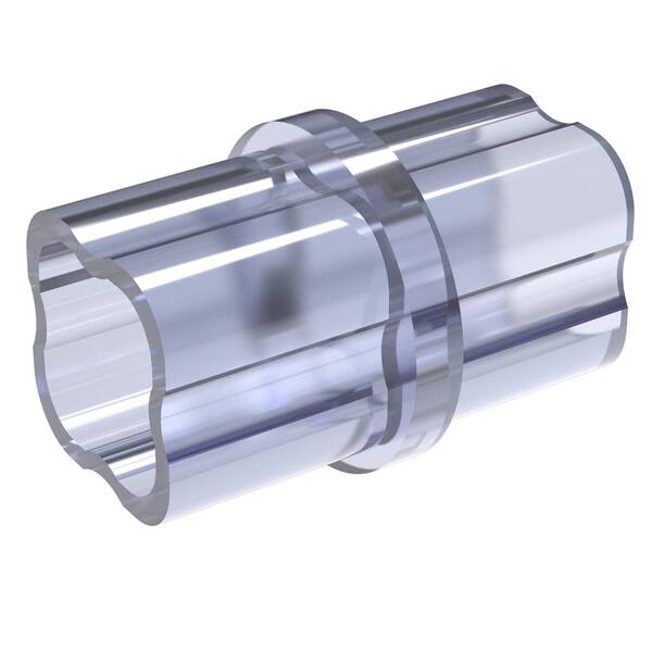 Formufit 1-1/4 in. Furniture Grade PVC Sch. 40 Internal Coupling in Clear