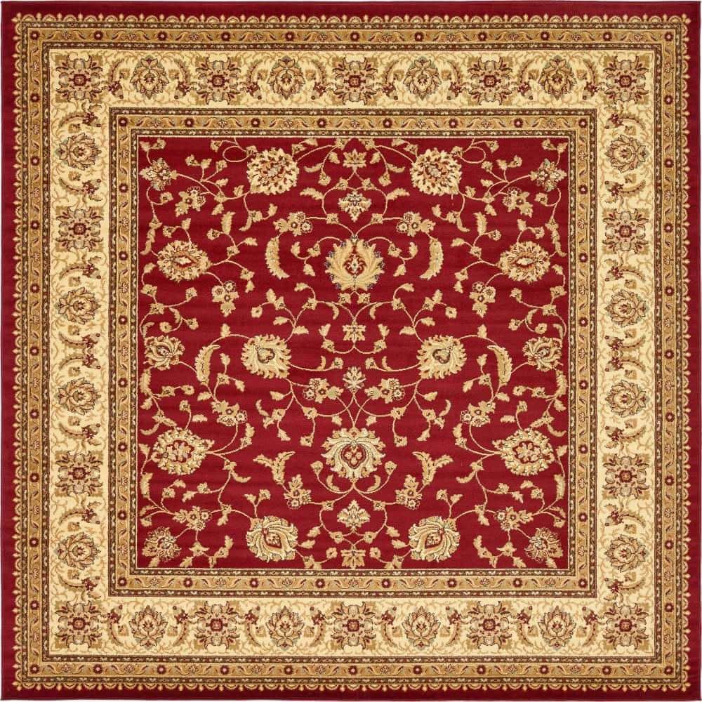 red-unique-loom-area-rugs- red-unique-loom-area-rugs-