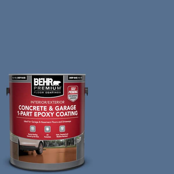 BEHR PREMIUM 1 gal. #PFC-59 Porch Song Self-Priming 1-Part Epoxy Satin Interior/Exterior Concrete and Garage Floor Paint