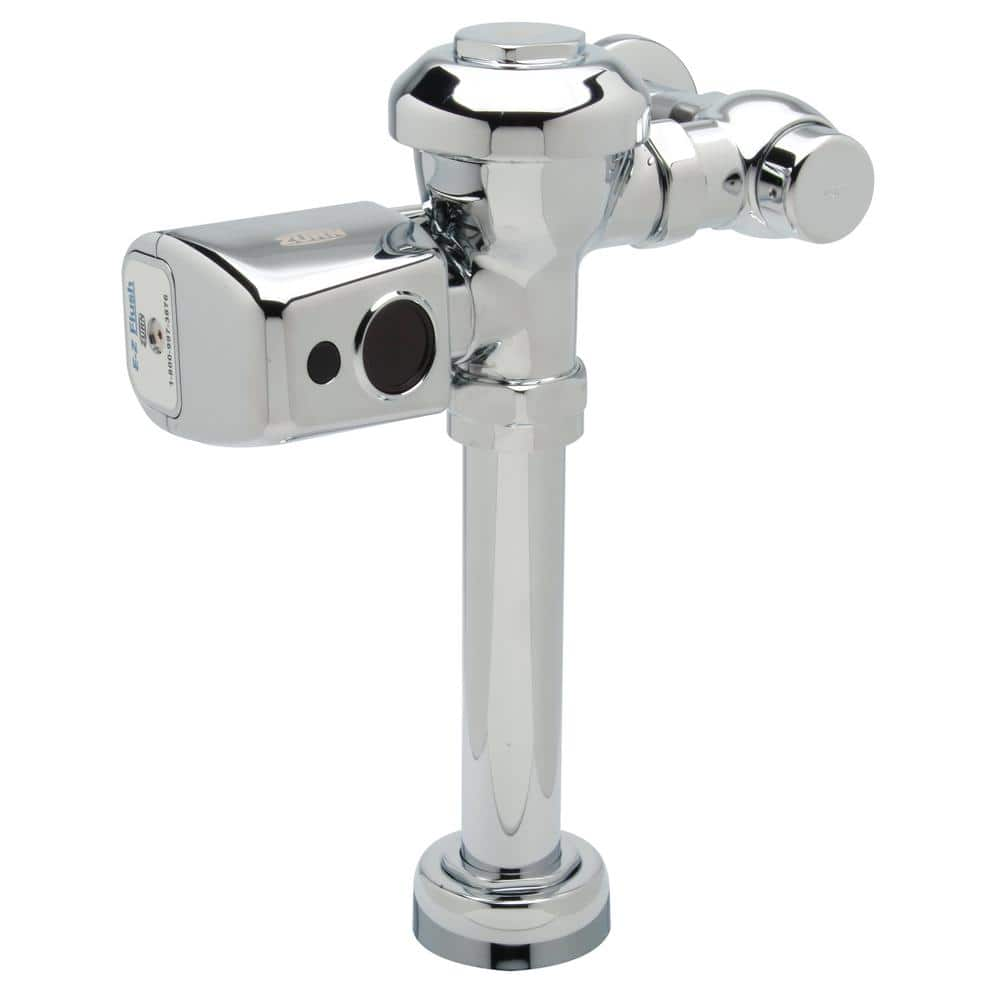 Zurn AquaVantage AV ZER Exposed Sensor Diaphragm Flush Valve with 1.6 GPF and Complete Plated Plastic in Chrome