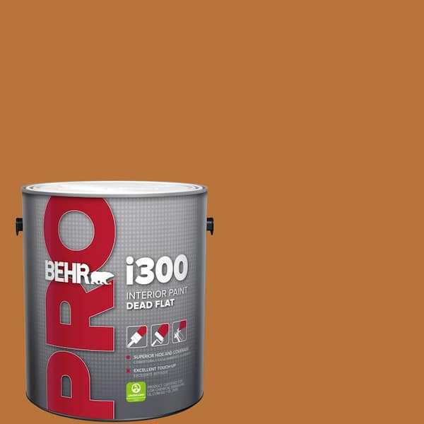 BEHR PRO 1 gal. #S-H-280 Acorn Spice Dead Flat Interior Paint