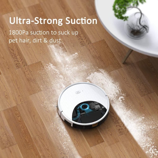 Auto-Charging,Remote Control Vacuum Cleaner Mopping Robot with Strong Suction HEPA Filter System 