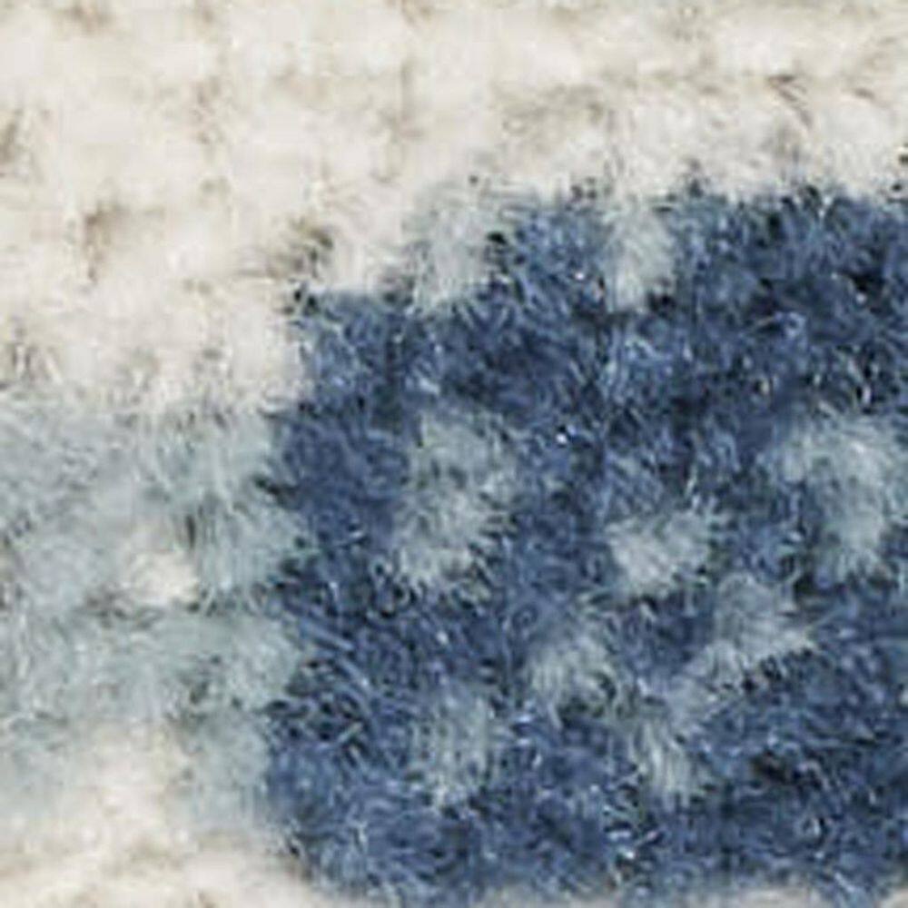 5' X 7' Beige and Blue Abstract Power Loom Area Rug price history on PriceWatchPro