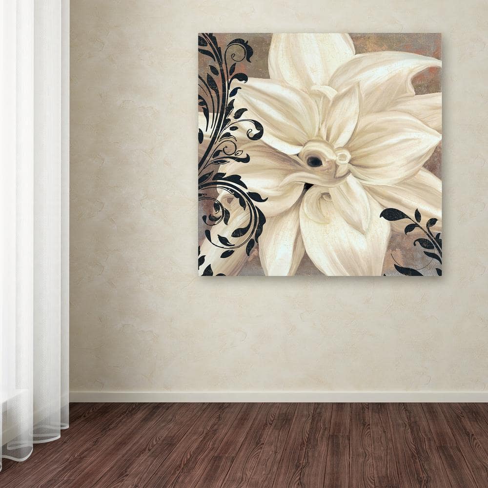 18" x 18" Multicolor Floral Canvas Art for Kids' Nursery