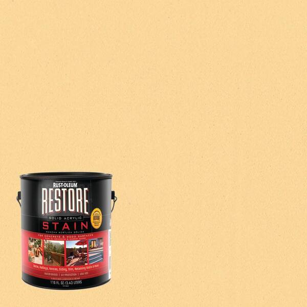 Rust-Oleum Restore 1 gal. Solid Acrylic Water Based Hacienda Exterior Stain