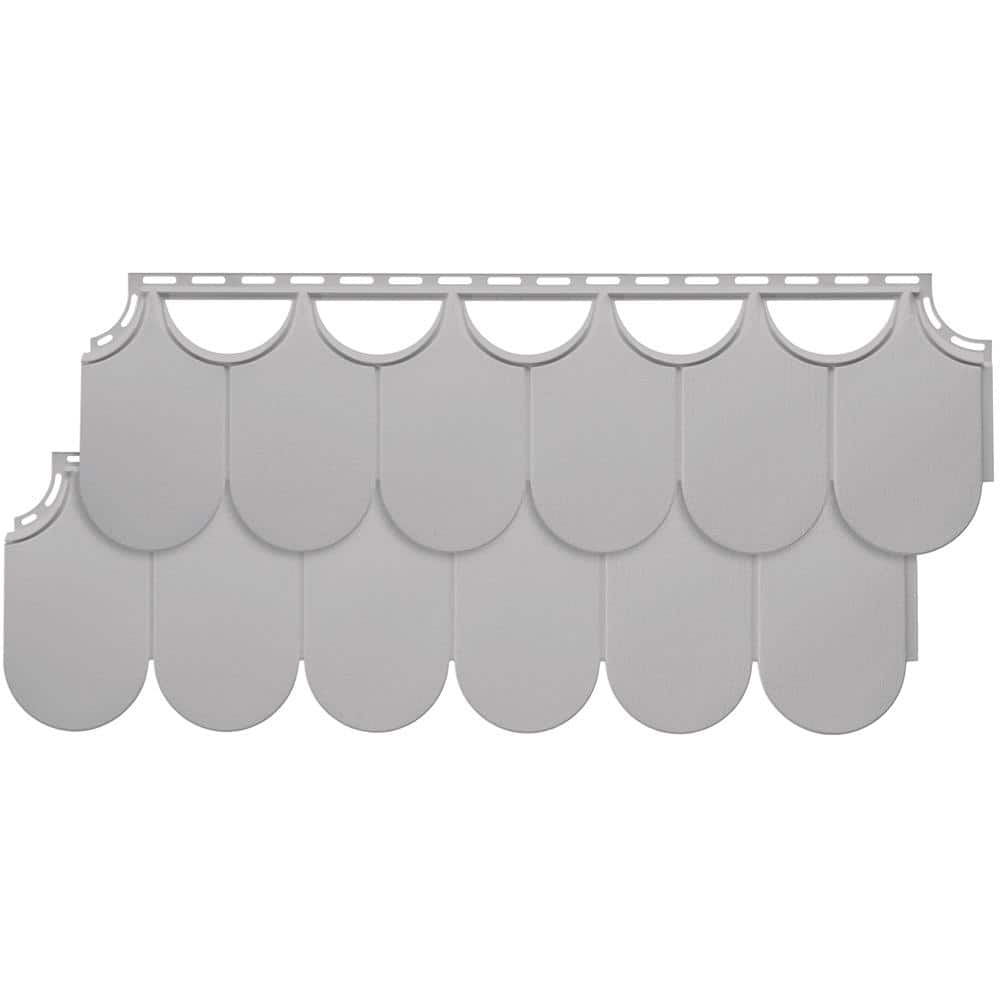 NovikShake HR Half Round (10 in. x 32 in.) Polymer Siding in Heritage Gray (22 Panels Per Box, 32.2 sq. ft.) price history on PriceWatchPro
