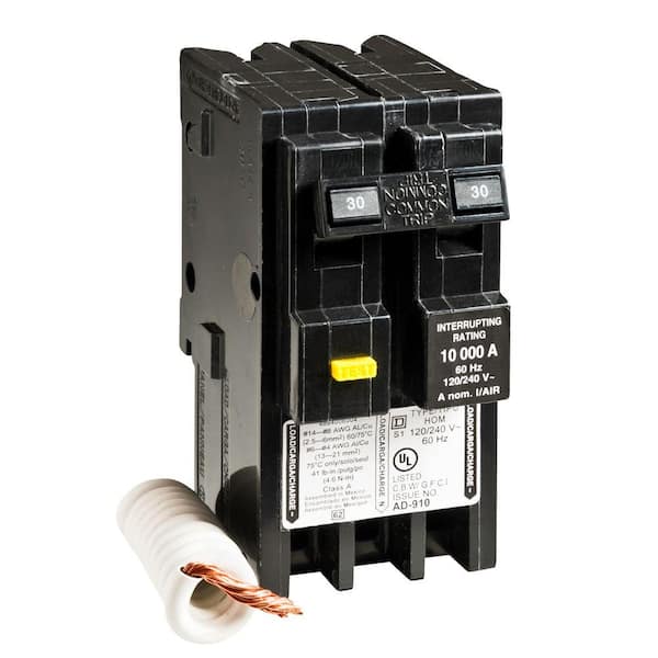 Square D QO 30-amp 2-Pole Standard Trip Circuit Breaker in the Circuit  Breakers department at