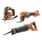 18V Brushless Cordless 2-Tool Combo Kit with Reciprocating Saw and Multi-Tool (Tools Only) with Brushless Jig Saw
