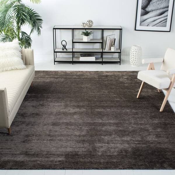 Mirage 6 x 9 Charcoal Striated Area Rug
