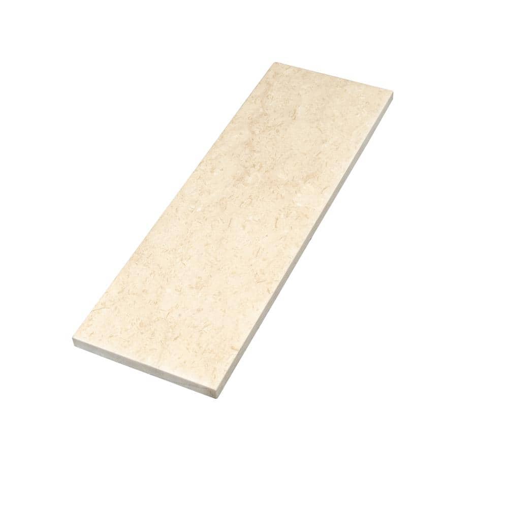 Beige 4x12 Honed Marble Subway Tile for Walls and Floors