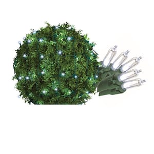 150-Count Smooth Mini LED Cool White Christmas Net-Lights