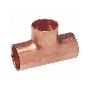 1-1/2 in. x 1-1/2 in. x 1 in. Copper Reducing Tee Fitting (Pack of 5)