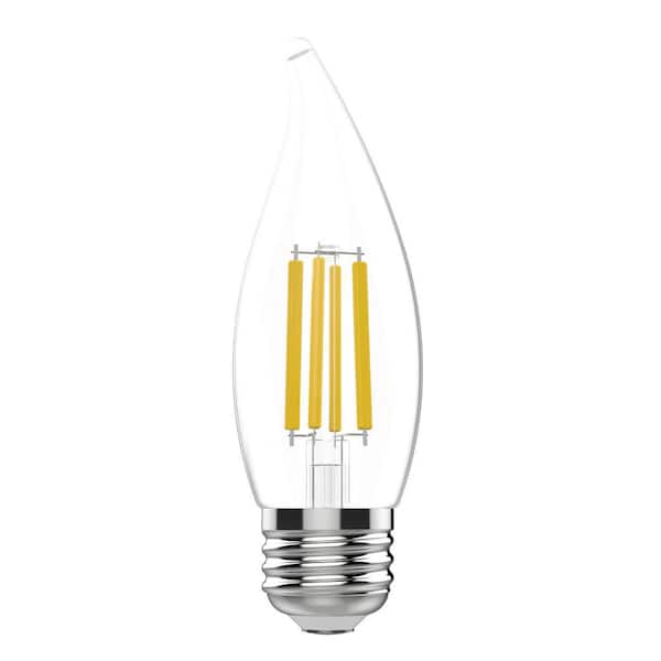 100.0-Watt Equivalent CA12 LED Soft White Dimmable Bulb 3-Pack