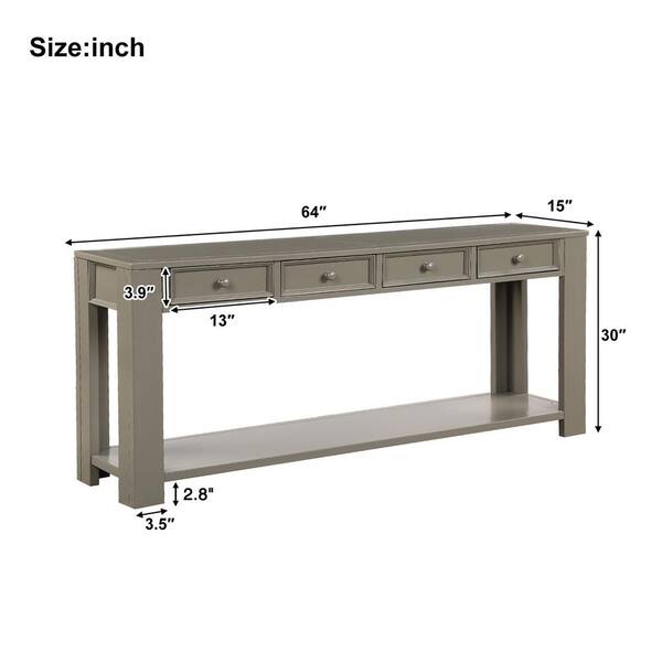 entryway table measurements