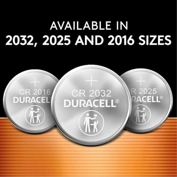 Duracell 50004349 CR2032 Alkaline Batteries 2 Units Silver