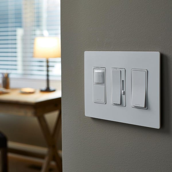 radiant 15 Amp 120-Volt 4-Way Decorator/Rocker Light Switch, White