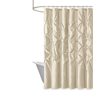 Jacqueline Ivory 72 in. Shower Curtain