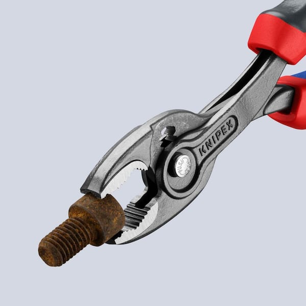 KNIPEX 6 in. TwinGrip Slip Joint Pliers 82 02 150 SBA - The Home Depot