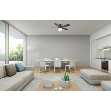 Bellina 42 in. Oil-Rubbed Bronze Ceiling Fan with Light Kit