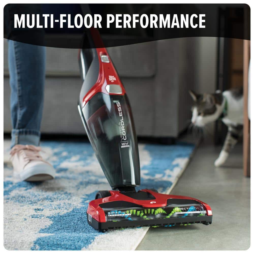 Dirt Devil Red Cordless 3-in-1 Stick Vacuum Cleaner