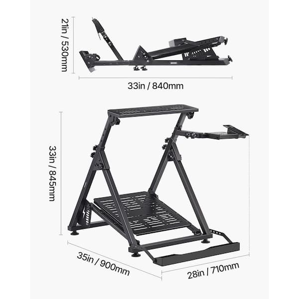 Thrustmaster T300 RS GT、 DRS-1、AP2 Stand SVOPES Foldable Adjustable Racing Wheel Stand for Logitech G923